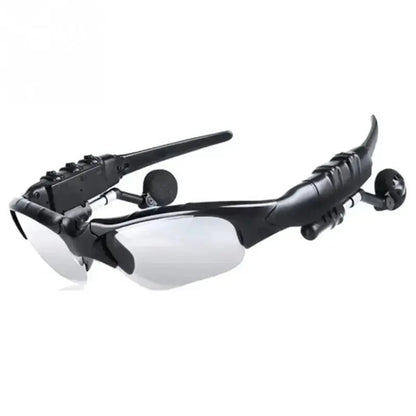 Stereo Earphones Wireless Headset with Mic Glasses Sunglasses for Driving Cycling Sports Noise Reduction Headphones Good Vibrations
