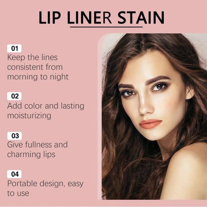 EELHOE Peel off Lip Liner Tattoo 3 Colors Matte Waterproof Non-stick Tear-Off Lip Stain Long Lasting Lip Liner Make up Cosmetics Good Vibrations