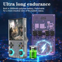 2025 R36 Ultra Open Source R36S Video Game Console Linux System 4.0 Inch IPS Screen  Portable Pocket Video Player 64G best Games Good Vibrations