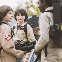 Halloween Ghostbusters Movie Inspired Costume Themed Cosplay Uniform Jumpsuit Outfit with Accessory Bag Ideal Adults Kids Good Vibrations