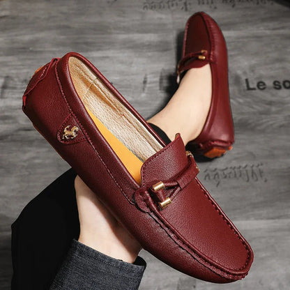 Mens Dress Shoes Men's Formal Leather Shoes for Men Elegant Casual Business Social Male Shoe Wedding Party Shoes Driving Shoe Good Vibrations