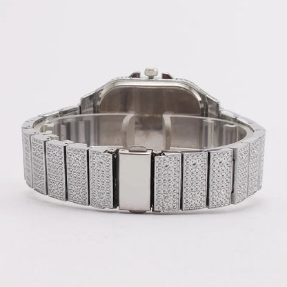 2025 Fashion Watches for Men Women Iced Out Watch Man Luxury Diamond Watch Unisex Quartz Wristwatches Relogio Gift Drop Shipping Good Vibrations