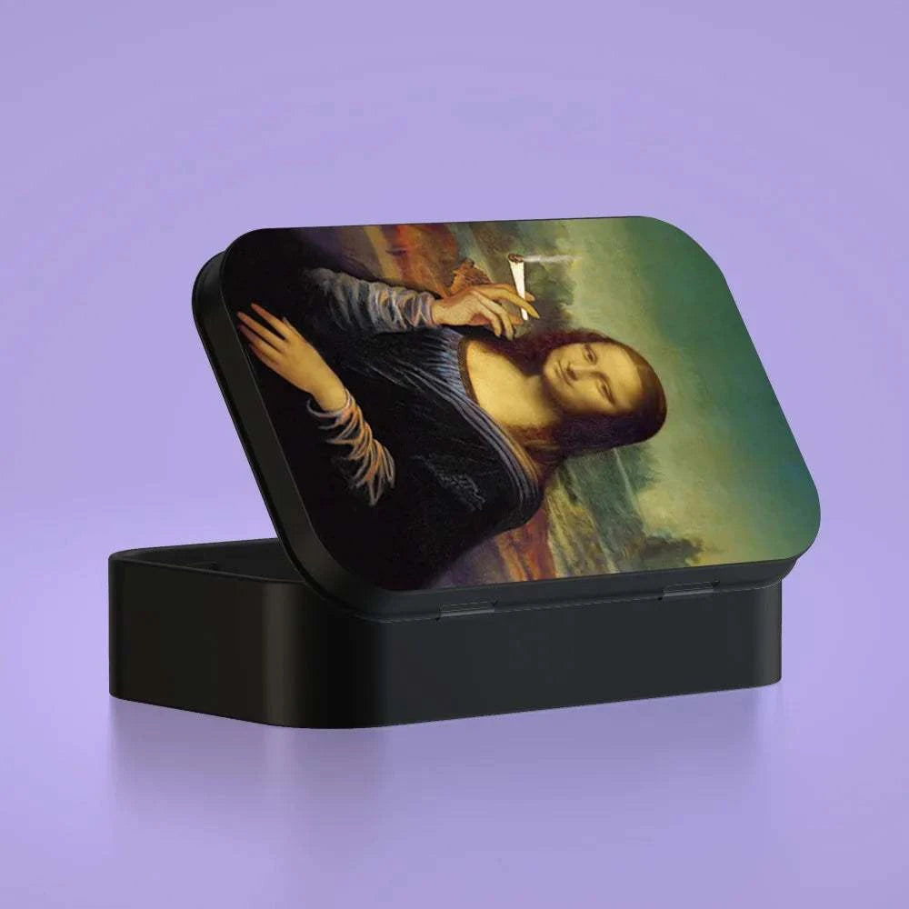 Tinplate Cigarette Case Tobacco Storage Box Humidor Rolling Paper Box Jewelry Candy Coin Key Organizer Flip Gifts Sealed Good Vibrations Adult Super Store