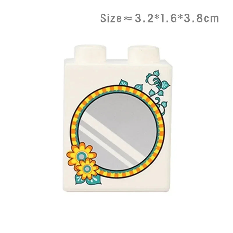 Big Building Blocks Play House Furniture Accessories Indoor Utensil Bed Compatible Large Bricks Assemble Toys Children Kids Gift Good Vibrations