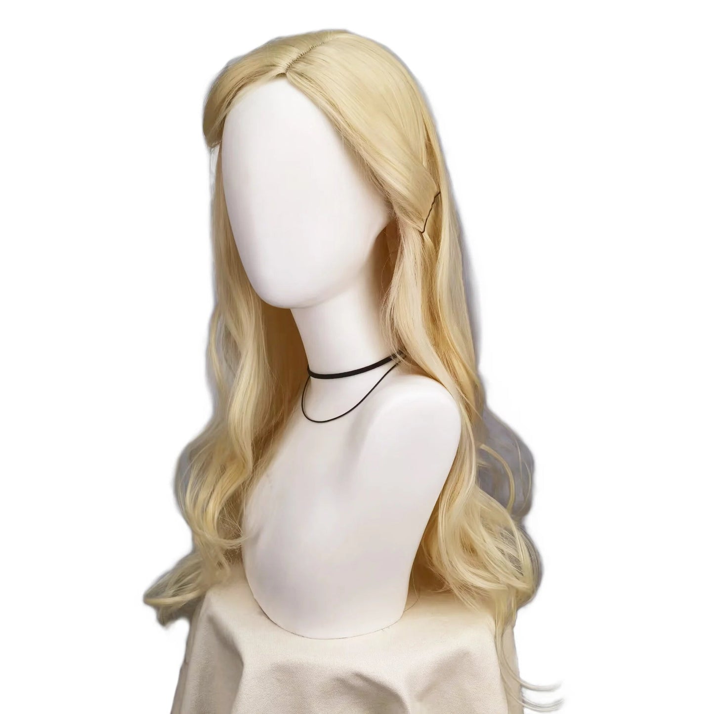 Wicked Women Blonde Wigs Long Wavy Blonde Glinda Cosplay Wigs Heat Resistant Synthetic Hair Halloween Costume Party Good Vibrations