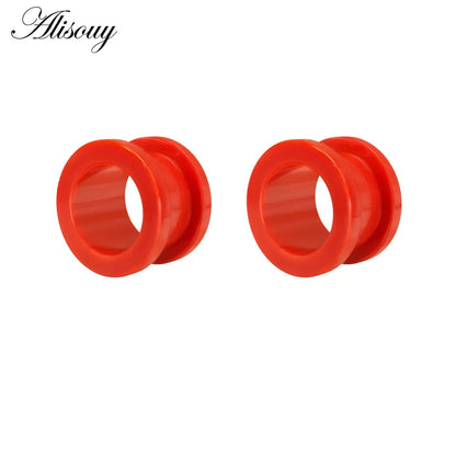 2Pcs/lot Fake Cheater Acrylic Ear Plugs And Tunnels Ear Expander Stretchers Kit Ear Tragus Piercing Set Body Jewelry 9 Sizes Good Vibrations Adult Super Store