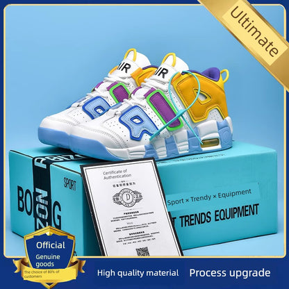 Putian Pippen Big Air Basketball Men's Shoes Trendy Casual Cushion Damping Youth Actual Combat Abrasion Resistant Sports Sneakers Good Vibrations