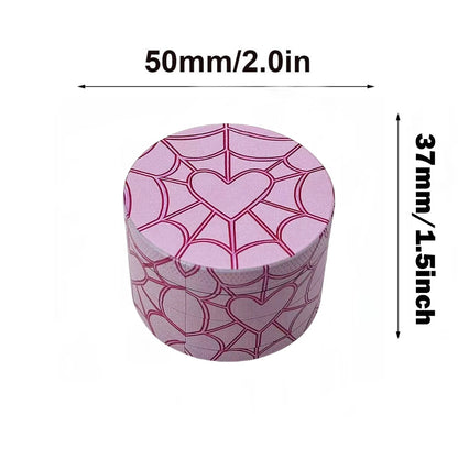 2inch Heart Herb Grinder 4-layer Manual Pepper Crusher Spice Mortar Salt Mill Raw Grass Tobacco Grinder Smoking Cigarette Tool Good Vibrations