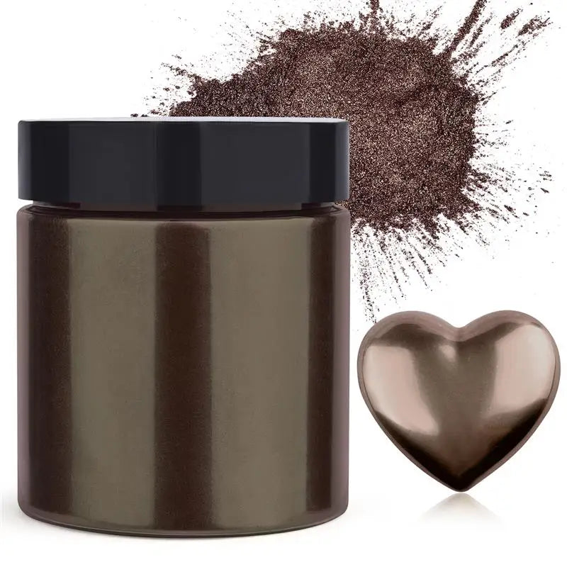 50g Shimmer Metallic Gold Silver Color Pigment Pearlescent Colorant Pearl Pigment Dye UV Resin Epoxy Colour Jewelry Making Good Vibrations