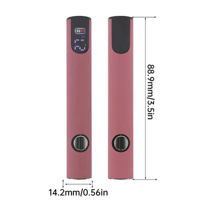 Portable 510 thread battery pen with adjustable voltage for electronics repair.