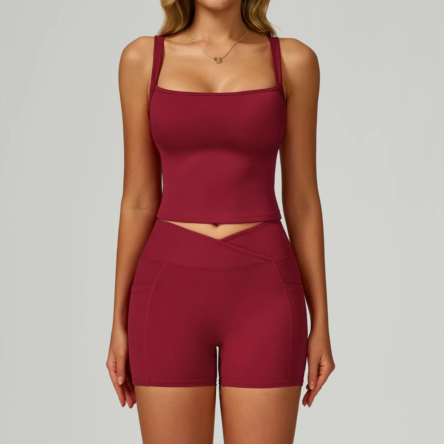 2 Pieces Yoga Set Women Tracksuits Sport Bras Workout Tops Yoga Clothes Fitness Leggings Flared Pant Gym Set Seamless Yoga Suit Good Vibrations