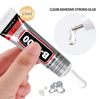 15ml B7000 Super Strong Nail Glue Transparent Craft Adhesive Glue Metal/Jewelry/Rhinestone/Mobile Phone Repair And More Glue#127 Good Vibrations