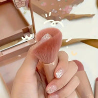 5pcs Travel Size Makeup Brushes Set Mini Makeup Brushes, Small Complete Function Cosmetic Brushes Kit With Case And Mirror Perfe Good Vibrations