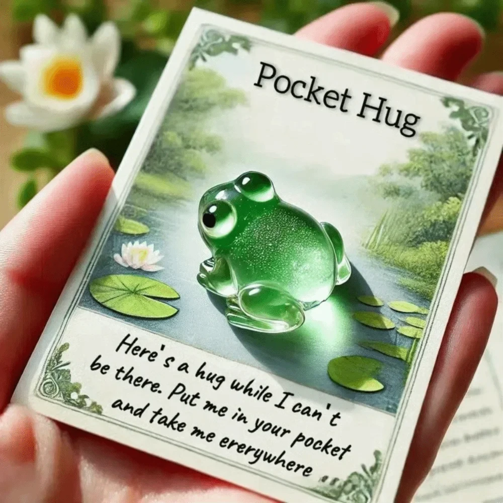 New With Card Animal Pocket Hug Gifts Cute Sentimental Inspirational Comfort Keepsake Encouragement Cute Pocket Hug For Kids Good Vibrations