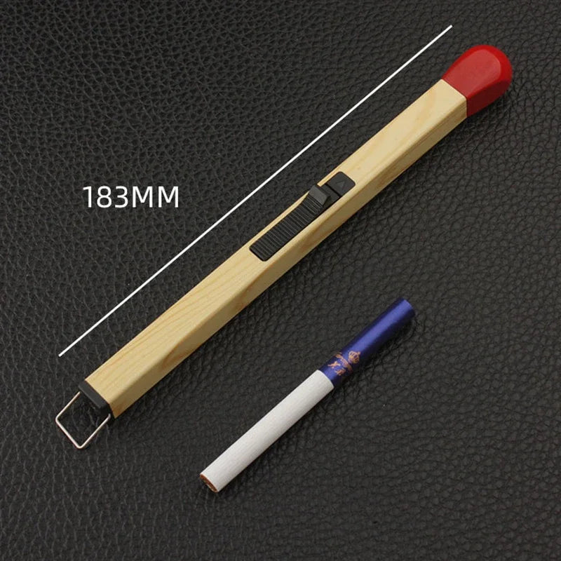 Portable Visual Window Large Match Lighter Windproof Open Fire Butane Inflatable Portable Candle Kitchen Lighter Good Vibrations Adult Super Store