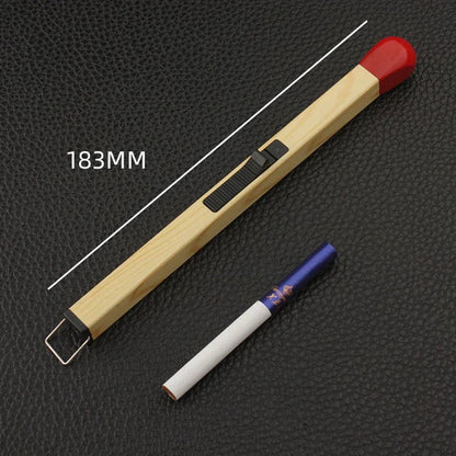 Portable Visual Window Large Match Lighter Windproof Open Fire Butane Inflatable Portable Candle Kitchen Lighter Good Vibrations Adult Super Store