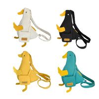 Duck Shoulder Bag Shopping Bag Wallet Cute Chest Bag for Work Gym Vacation Good Vibrations