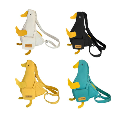 Duck Shoulder Bag Shopping Bag Wallet Cute Chest Bag for Work Gym Vacation