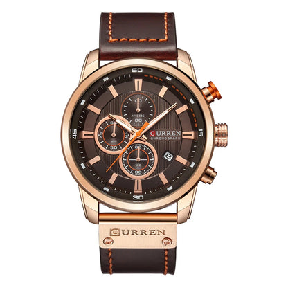 CURREN Fashion Date Quartz Men Watches Top Brand Luxury Male Clock Chronograph Sport Mens Wrist Watch Hodinky Relogio Masculino Good Vibrations