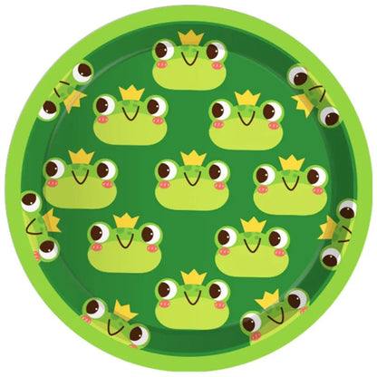 Cartoon Frog Birthday Party Decoration Tablecloth Tableware Boy/Girl Party Set Baby Shower Supplies Gift Good Vibrations
