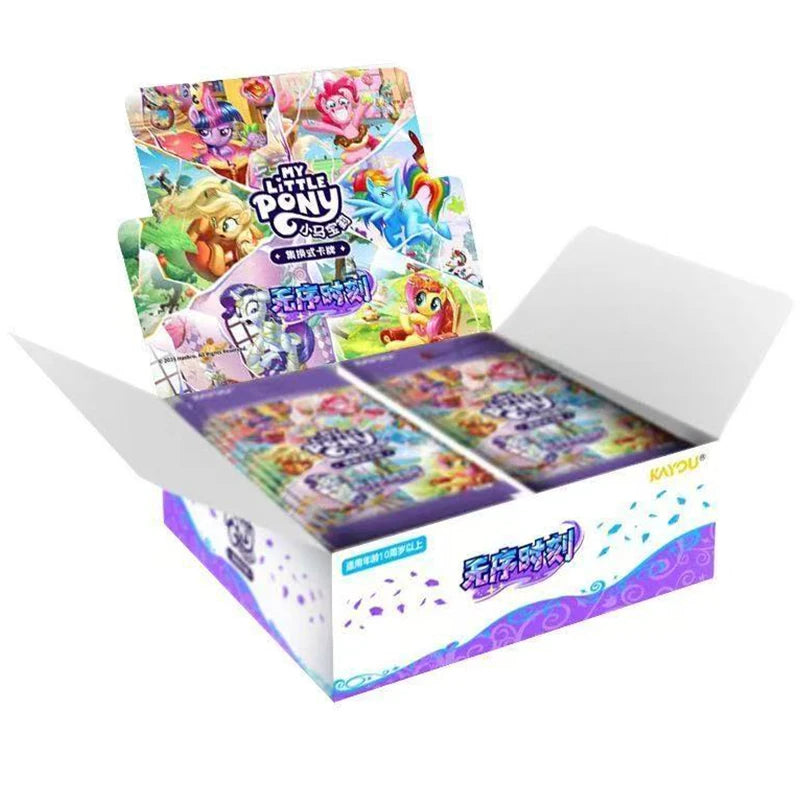 KAYOU Genuine My Little Pony Card Cute Funny Party Friendship Eternal Cards SGR Princess Anime Game Collectible Cards Toys Gifts Good Vibrations