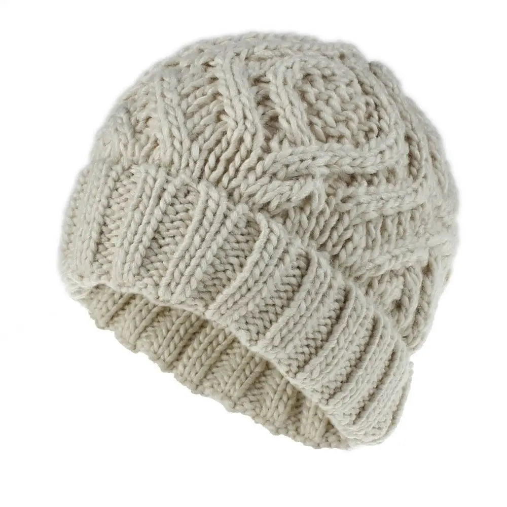 Fashion Warm Knitted Hats Windproof Solid Color Beanie Cap Coldproof Ear Protection for Autumn Winter Good Vibrations