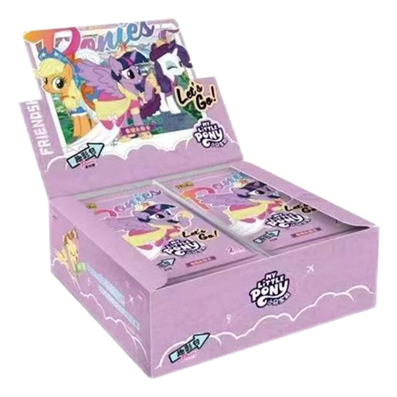 KAYOU Genuine My Little Pony Card Cute Funny Party Friendship Eternal Cards SGR Princess Anime Game Collectible Cards Toys Gifts Good Vibrations