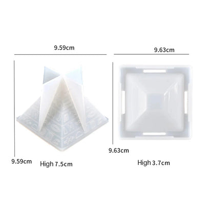 Pyramid Molds DIY Handcrafts Silicone Art Mold Table Decor Ashtray Silicone Mold Holiday Ornament for Making Hand Craft Good Vibrations Adult Super Store