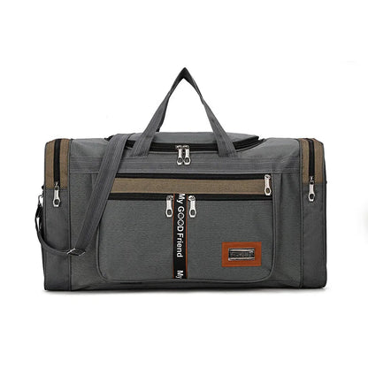 Travel Bag Large Capacity Handbag Portable Outdoor Carry Luggage Convenient Practical Male's Weekend Duffle Bags Good Vibrations