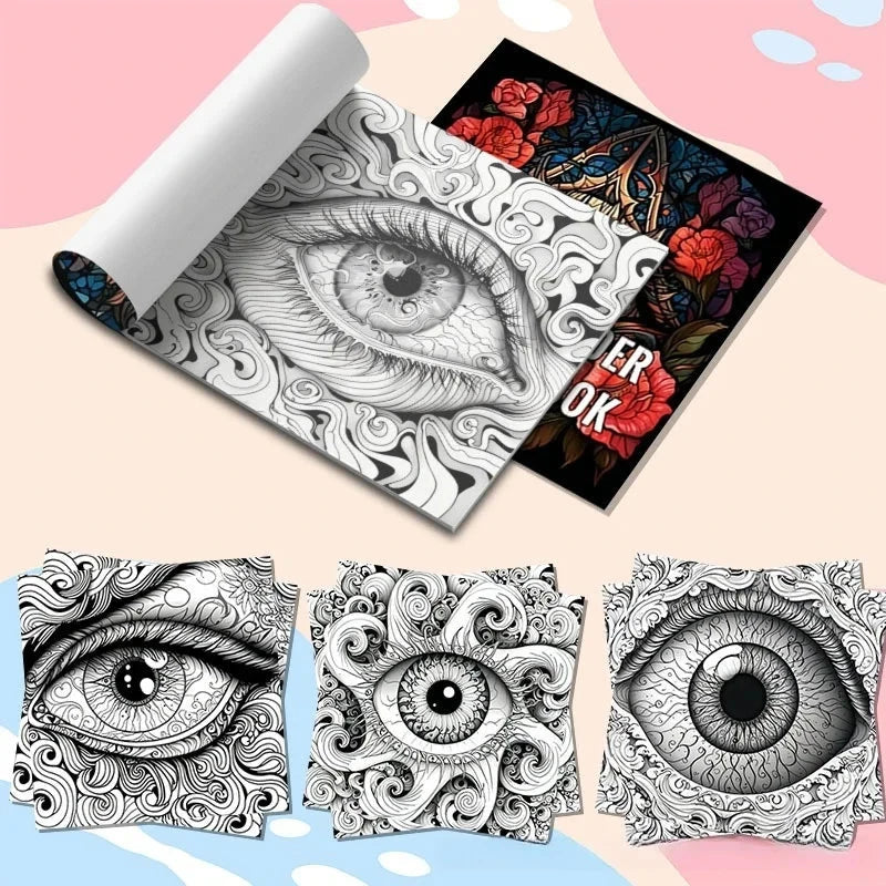 Blacking Me Out: Picture Books for Adults and Teens Coloring Books for Decompressing Relaxing and Imaginative Coloring Good Vibrations