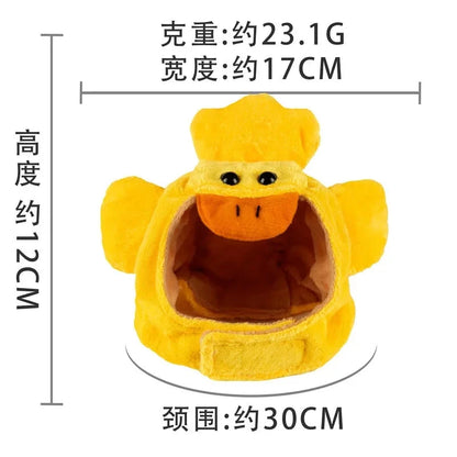 Cute Cat Turkey Hat Funny Hand-made Banana Puppy Caps Pets Halloween Party Cosplay Headwear Adjiustable Cat Hat Hair Decoration Good Vibrations