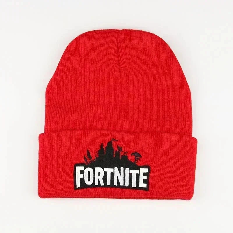 Fortnite Hats Knitted Solid Cute Anime Hat Lady Autumn Female Caps Warmer Bonnet Men Casual Cap Good Vibrations