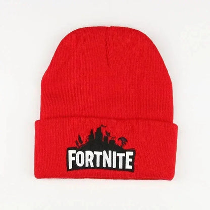 Fortnite Hats Knitted Solid Cute Anime Hat Lady Autumn Female Caps Warmer Bonnet Men Casual Cap Good Vibrations