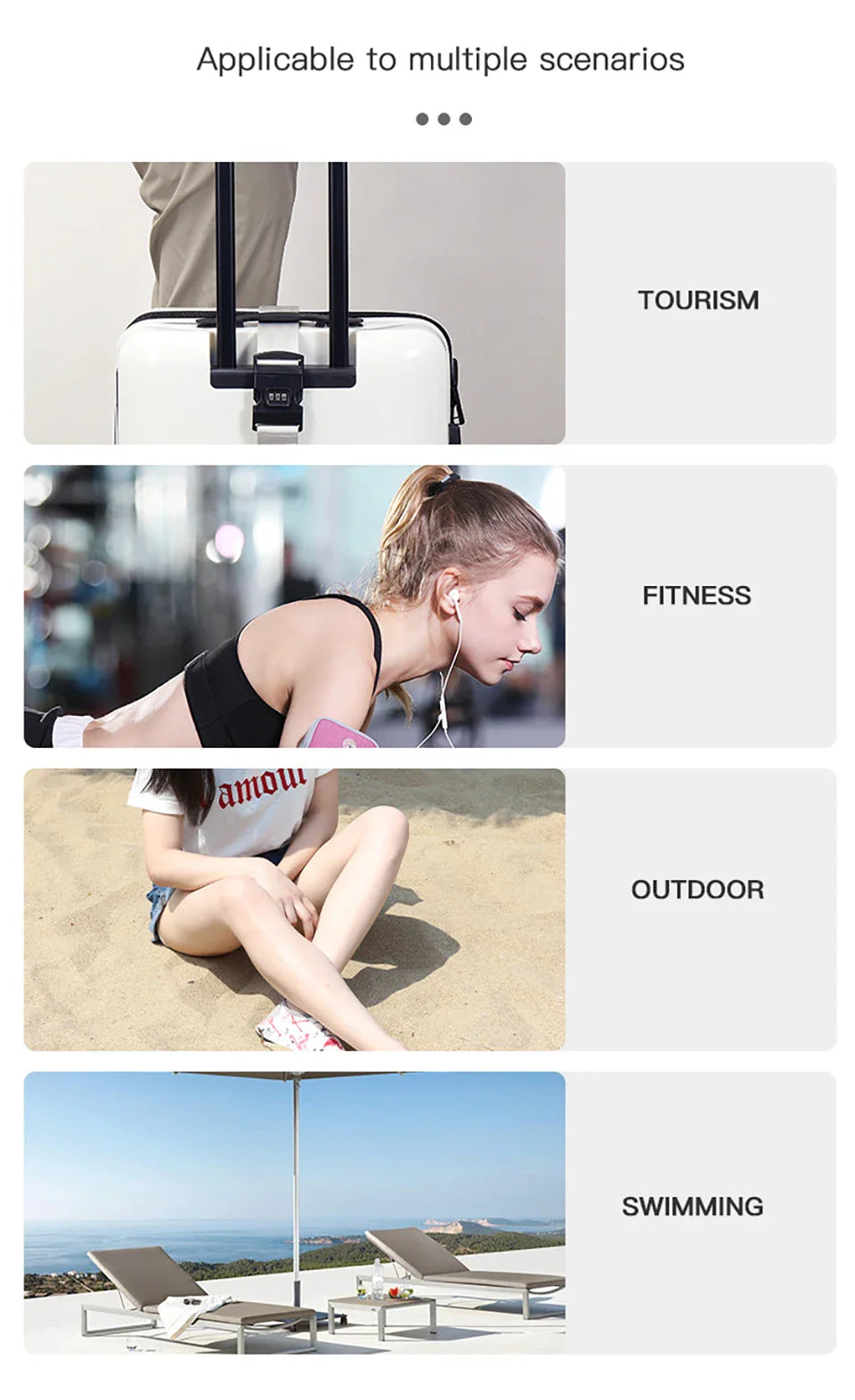 Portable hookah bags ideal for travel, fitness, outdoor, and swimming scenarios.