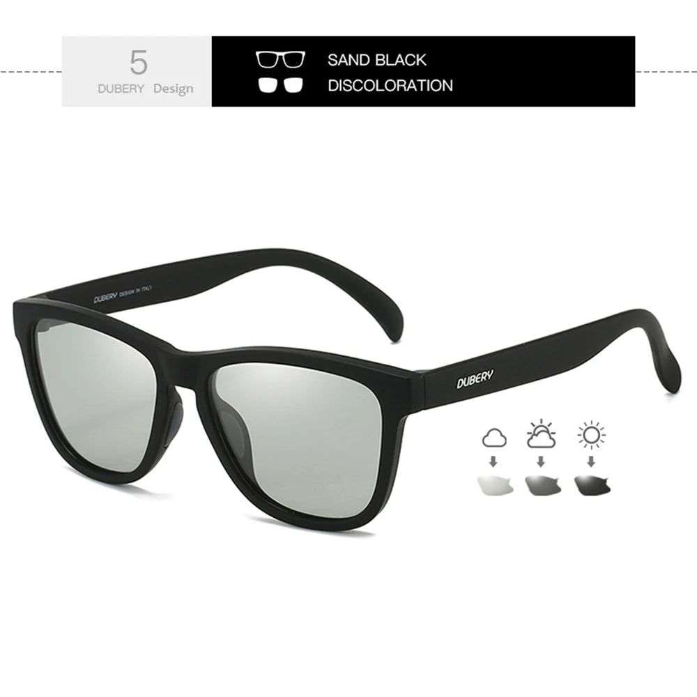 DUBERY Full Rim Polarized Sunglasses For Men And Women 28 Colors Model 550 Good Vibrations