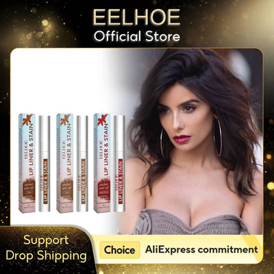 EELHOE Peel off Lip Liner Tattoo 3 Colors Matte Waterproof Non-stick Tear-Off Lip Stain Long Lasting Lip Liner Make up Cosmetics