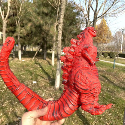 24cm Godzilla King of Monsters Runaway Mechanical Red lotus Planet Godzilla Action Figure Collection Model Toy Kid Birthday Gift Good Vibrations
