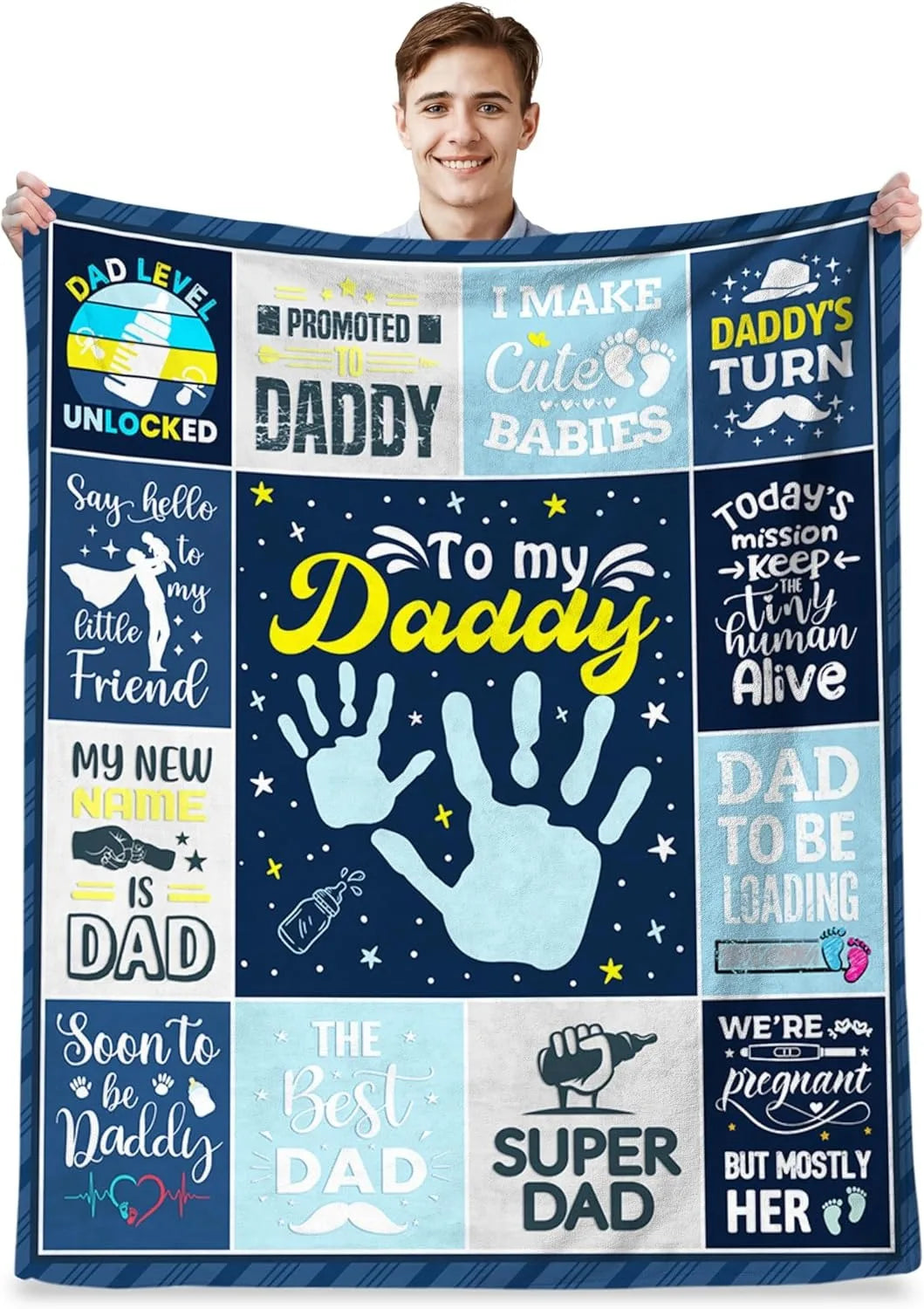 Gifts from Daughter Son for Mother's Day Birthday Mom Gifts Anniversary Unique Gifts for Mom Super Soft Flannel Throw Blankets Good Vibrations