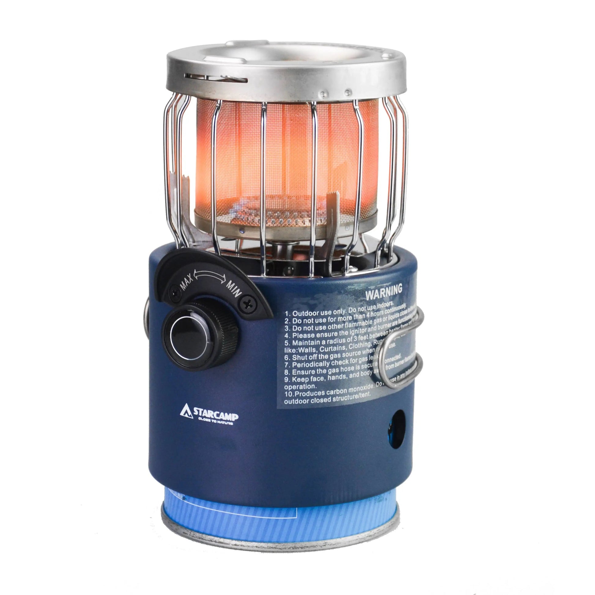 STARCAMP 2000W Outdoor Camping Backpacking Hiking and Picnic Mini Gas Heater & Stove 2 IN 1 Good Vibrations
