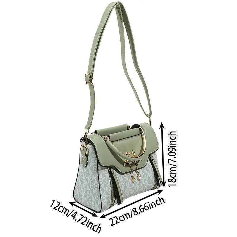 High Quality Bags Fashion Print Leather Shoulder Bag Luxury Design Shoulder Bag Elegant Small Square Bag Good Vibrations Adult Super Store
