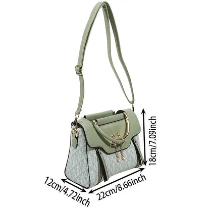 High Quality Bags Fashion Print Leather Shoulder Bag Luxury Design Shoulder Bag Elegant Small Square Bag Good Vibrations Adult Super Store