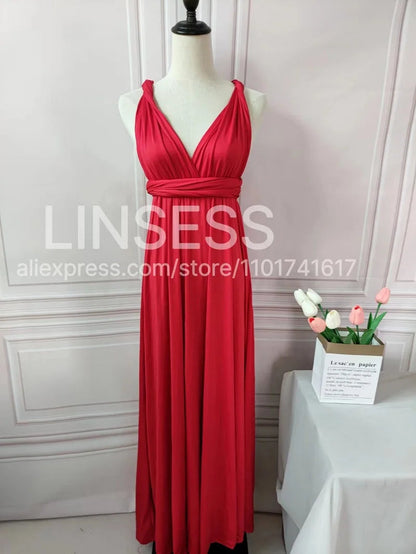 Multiway Maxi Dress Bridesmaid Dress Infinity Cocktail Dress Floor Length Bridesmaid Dress Maxi Dress for Bridesmaid Gifts Good Vibrations