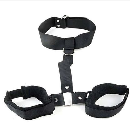 Sex Toys For Couples Flirting Adjustable Erotic Handcuffs Neck Ankle Bondage Harness Open BDSM Adult Games Restraints Chastity GOOD Vibrations