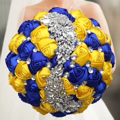 Navy Wedding Bouquet Bridesmaid Bridesmaid Holding Flowers for Wedding Decoration Good Vibrations