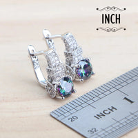 925 Sterling Silver Jewelry Sets For Women Wedding Jewelry Ladies Purple Zircon Earrings Bracelets Set Rings Pendant Necklace Good Vibrations Adult Super Store