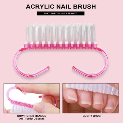Acrylic Nail Kit for Beginners 12 Color Glitter Acrylic Powder White Clear Pink Acrylic Powder Nails Extension Professional Nail Good Vibrations