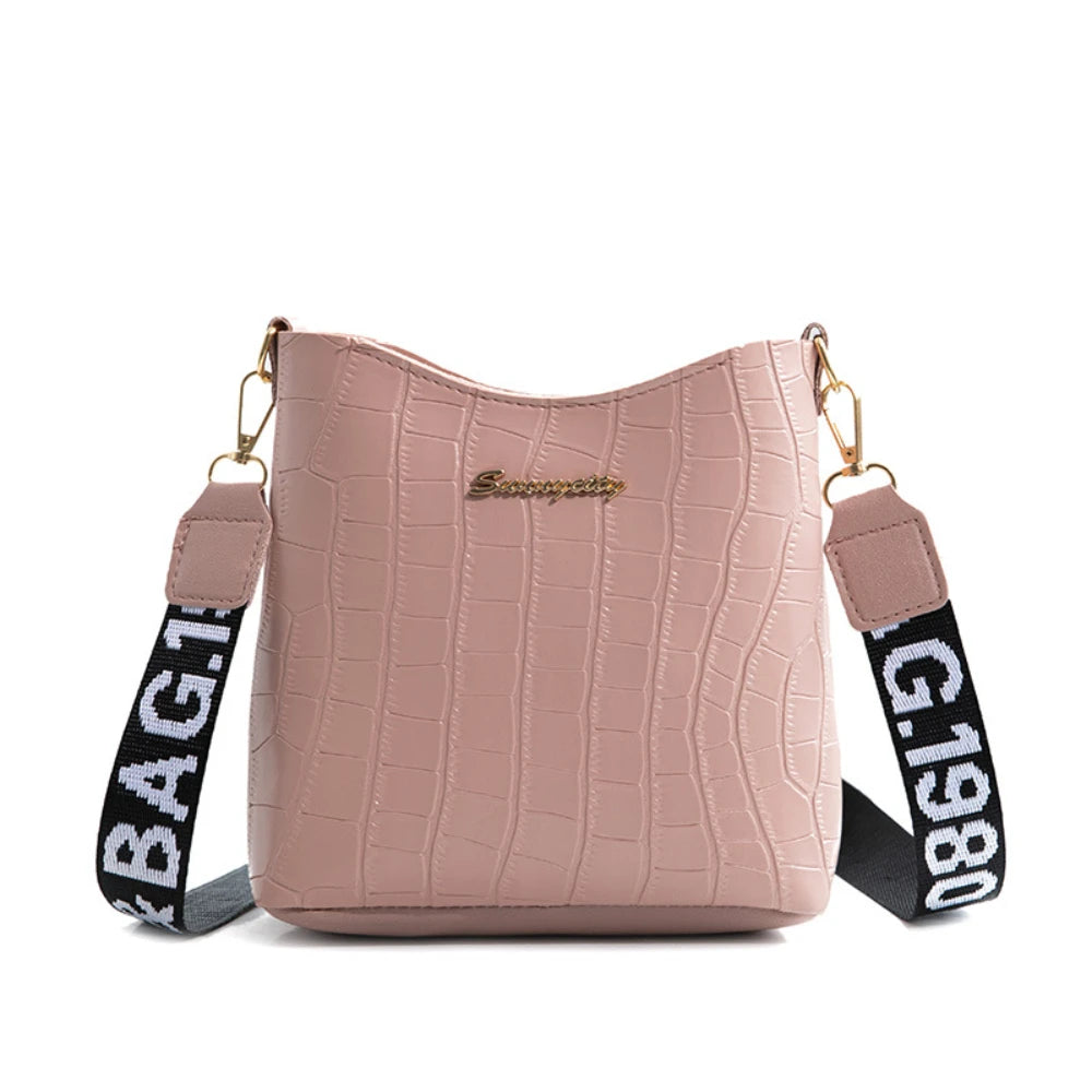 Women Single Shoulder Bag Large Capacity Trend Crossbody Bag Fashionable Hundreds of Bucket Bag Good Vibrations