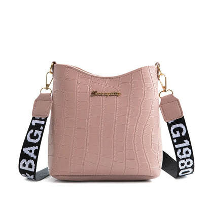 Women Single Shoulder Bag Large Capacity Trend Crossbody Bag Fashionable Hundreds of Bucket Bag Good Vibrations