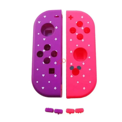 Cartoon pattern Front Back with Middle Frame Shell Housing Case Plastic Cover For Nintend Switch NS NXJoy-Con JoyCon Controller Good Vibrations