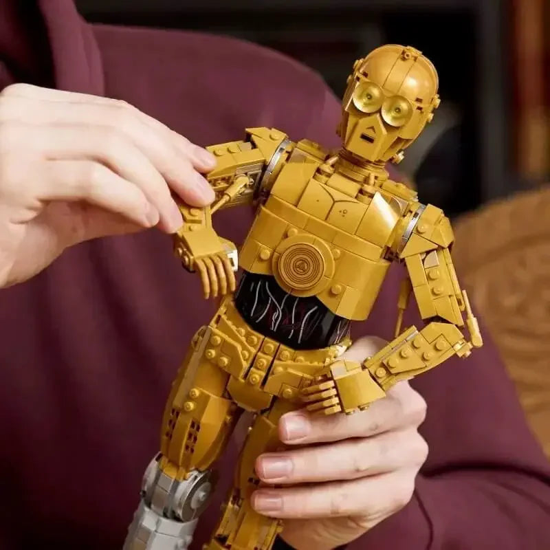 2025 NEW 75398 1140pcs C-3PO Droid Model Building Blocks Bricks DIY Assembly Home Decor Toys for Children Boy Christmas Gifts Good Vibrations